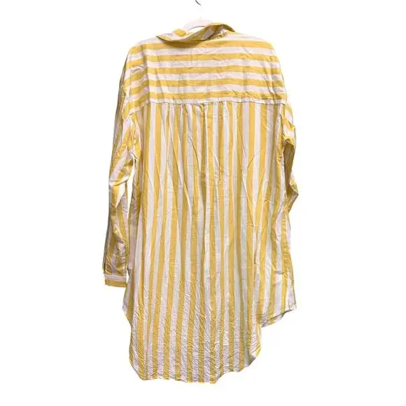 Anthropologie Striped Shirt Dress Size Large - Picture 5 of 9